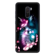 Чехол с Лисичкой для Xiaomi POCO F1 – Черная Лиса