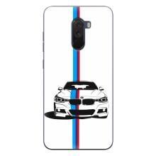 Чохол для ПОКО Ф1 - з принтом БМВ (AlphaPrint) (Машина БМВ)