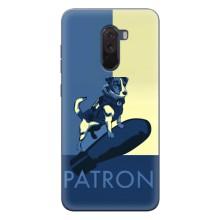 Чехол с принтом Собаки Патрон для Xiaomi POCO F1 (Patron)
