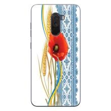 Силиконовый Чехол на Xiaomi POCO F1 с картинкой Вышиванки – Вышиванка с цветком