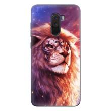 Чохол з картинкою ЛЕВ для Xiaomi POCO F1 (VPrint) (Красочний Лев)