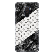 Чохол Стиль Louis Vuitton на Xiaomi POCO F1 – LV на білому