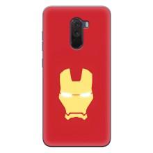 Чехол Супергерой Железный человек на Xiaomi POCO F1 – Man