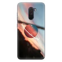 Чохол (ТПУ) з планетами на Xiaomi POCO F1 – Сатурн