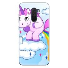 Чехол Unicorn на Xiaomi POCO F1 – Радуга единорожка