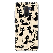 Чехол с рисунком кот на Xiaomi POCO F1