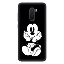 Міккі Маус чохол для Xiaomi POCO F1 (AlphaPrint - Мультяшні) (Маус на чорному)