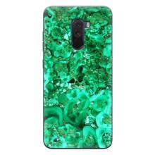 Мраморний чехол на Xiaomi POCO F1 (VPrint) (Салатовий Мрамор)