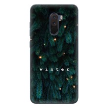 Новогодние, Праздничные Чехлы для Xiaomi POCO F1 - 2024 год (Winter)