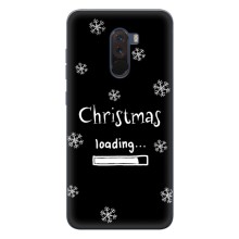 Рождественские, Праздничные Чехлы для Поко Ф1 – Christmas loading