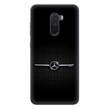 Силиконовый бампер с картинкой машины на Xiaomi POCO F1 (Mercedes)