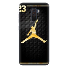 Силиконовый Чехол Nike Air Jordan на Сяоми Поко Ф1 (Джордан 23)