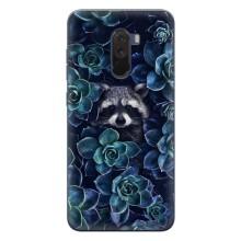 Силиконовый Чехол с Енотами на Xiaomi POCO F1 – В цветах