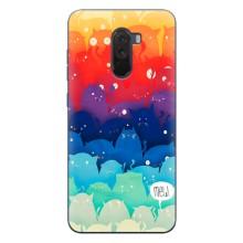 Силіконовий чохол з котиком для Xiaomi POCO F1 (Mew)