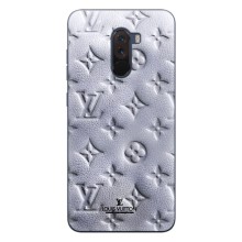 Текстурний Чохол Louis Vuitton для Сяомі Поко Ф1 (Білий ЛВ)