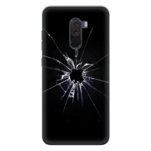 Текстурный Чехол для Xiaomi POCO F1 – Биток стекло