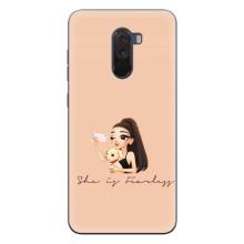 Силіконовый Чохол на Xiaomi POCO F1 з картинкой Модных девушек (З собакою)