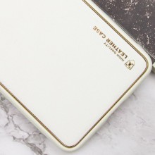 Шкіряний чохол Xshield для Xiaomi Redmi 10 – Білий