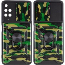 Ударопрочный чехол Camshield Serge Ring Camo для Xiaomi Redmi 10 – Зеленый