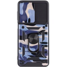 Ударопрочный чехол Camshield Serge Ring Camo для Xiaomi Redmi 10 – Фиолетовый