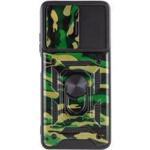 Ударопрочный чехол Camshield Serge Ring Camo для Xiaomi Redmi 10 – Зеленый