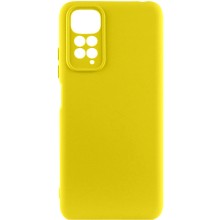 Чехол Silicone Cover Lakshmi Full Camera (A) для Xiaomi Redmi 10 (Желтый)