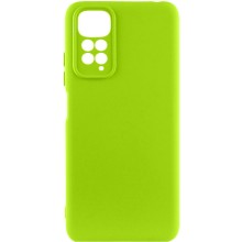 Чехол Silicone Cover Lakshmi Full Camera (A) для Xiaomi Redmi 10 (Салатовый)