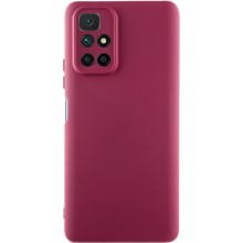 Чехол Silicone Cover Lakshmi Full Camera (A) для Xiaomi Redmi 10 – Бордовый