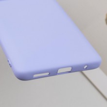 Чехол TPU GETMAN Liquid Silk Full Camera для Xiaomi Redmi 10 – Сиреневый