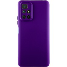 Чехол TPU GETMAN Liquid Silk Full Camera для Xiaomi Redmi 10 – Фиолетовый