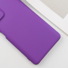 Чохол TPU GETMAN Liquid Silk Full Camera для Xiaomi Redmi 10 – Фіолетовий