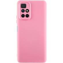 Чехол TPU GETMAN Liquid Silk Full Camera для Xiaomi Redmi 10 – Розовый