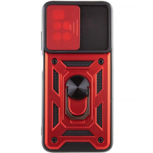 Чехол Ummi Camshield Serge Ring для Xiaomi Redmi 10 – Красный