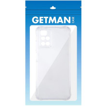 TPU чехол GETMAN Ease logo усиленные углы Full Camera для Xiaomi Redmi 10 – Прозрачный