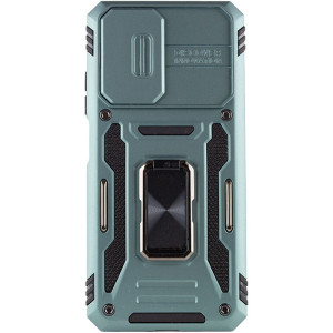 Ударопрочный чехол Camshield Army Ring для Xiaomi Redmi 10 – Зеленый