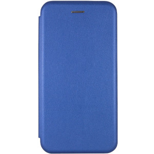 Кожаный чехол-книжка Classy для Xiaomi Redmi 10 (Синий)