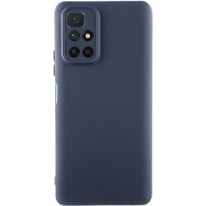 Чохол TPU GETMAN Liquid Silk Full Camera для Xiaomi Redmi 10 (Синій)