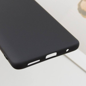 Чехол TPU GETMAN Liquid Silk Full Camera для Xiaomi Redmi 10 – Черный