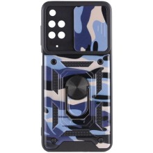 Ударопрочный чехол Camshield Serge Ring Camo для Xiaomi Redmi 10 – Фиолетовый