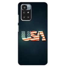 Чохол Прапор USA для Xiaomi Redmi 10 (USA)