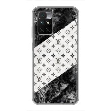 Чехол Стиль Louis Vuitton на Xiaomi Redmi 10 (LV на белом)