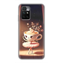 Чехол с мемом Тралалело тралала на Xiaomi Redmi 10 (Балерина капучина)