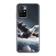 Чехол с мемом Тралалело тралала на Xiaomi Redmi 10 (Бомбардини гусини)
