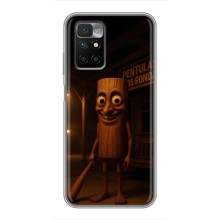 Чехол с мемом Тралалело тралала на Xiaomi Redmi 10 (Тунг тунг тунг сахур)