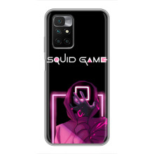 Чехол Гра в кальмара для Xiaomi Redmi 10