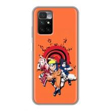 Naruto Anime Чехлы для Редми 10 (AlphaPrint)