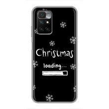 Різдвяні, Святкові Чохли для Xiaomi Redmi 10: ксіаомі редмі 10 (Christmas loading)