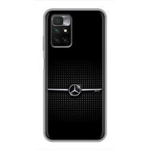 Силиконовый бампер с картинкой машины на Xiaomi Redmi 10 (Mercedes)