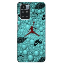 Силиконовый Чехол Nike Air Jordan на Редми 10 (Джордан Найк)