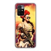ЗСУ Чохли (TPU) для Xiaomi Redmi 10 (Жінка солдат)